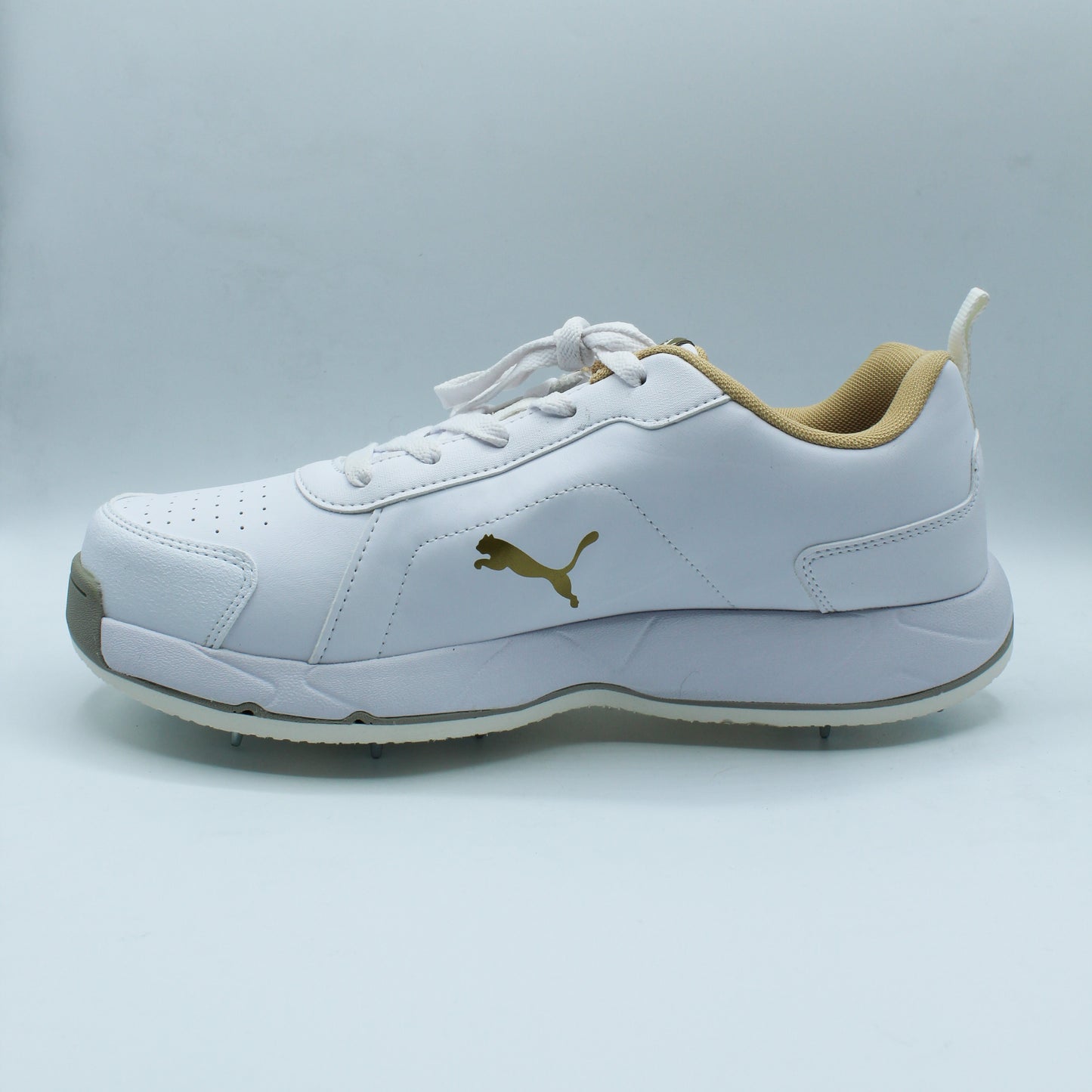 Pre-spiked Puma Classicat White/Gold